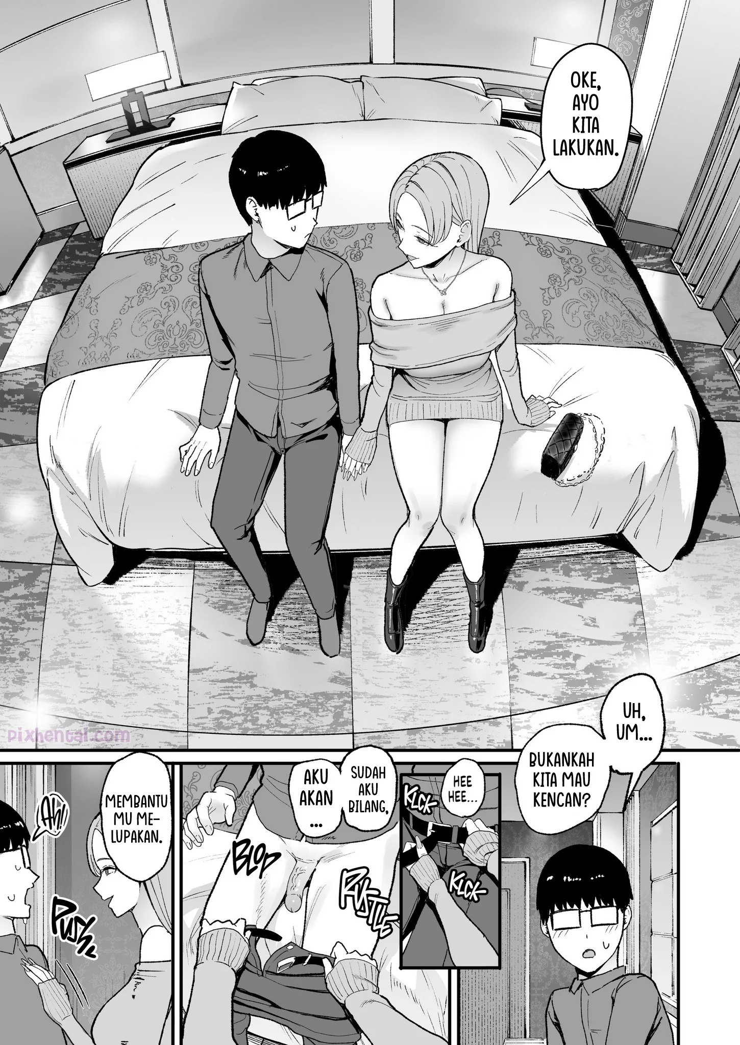 Komik hentai xxx manga sex bokep The Gyaru I Hang Out with Lets Me Use Her Pussy 5 page 35